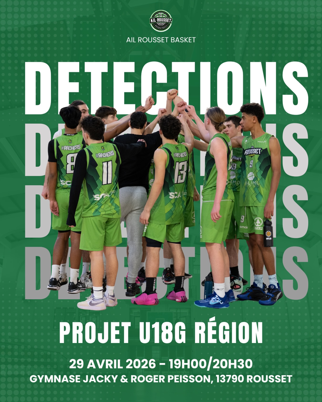 DÉTECTIONS U18G
